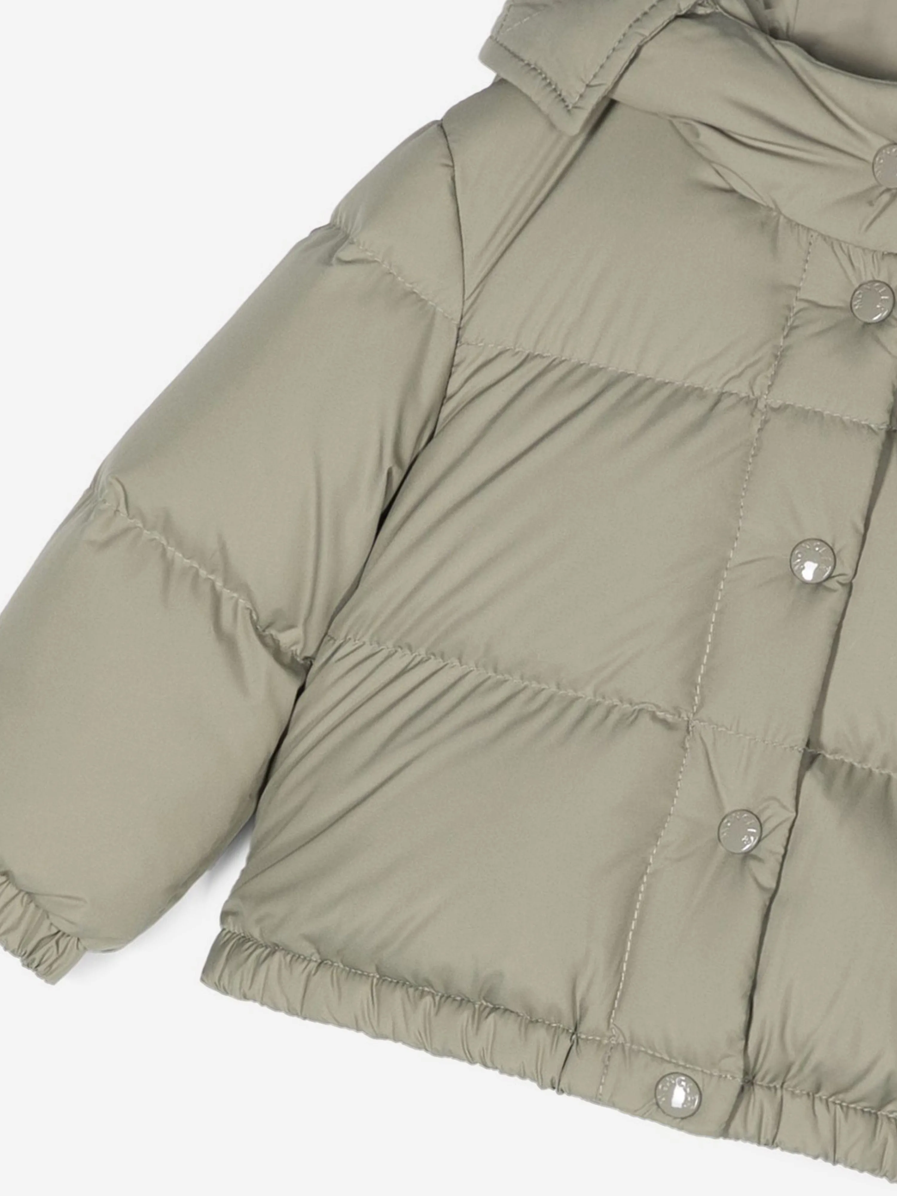 Moncler Enfant Baby Mädchen Daunengefütterte Laurie Jacke in Grün