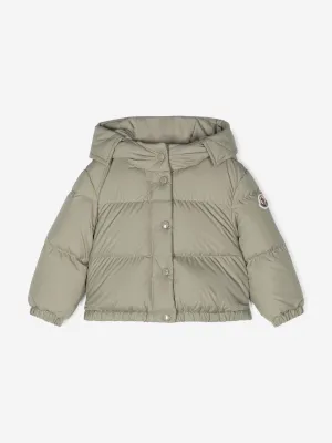 Moncler Enfant Baby Mädchen Daunengefütterte Laurie Jacke in Grün