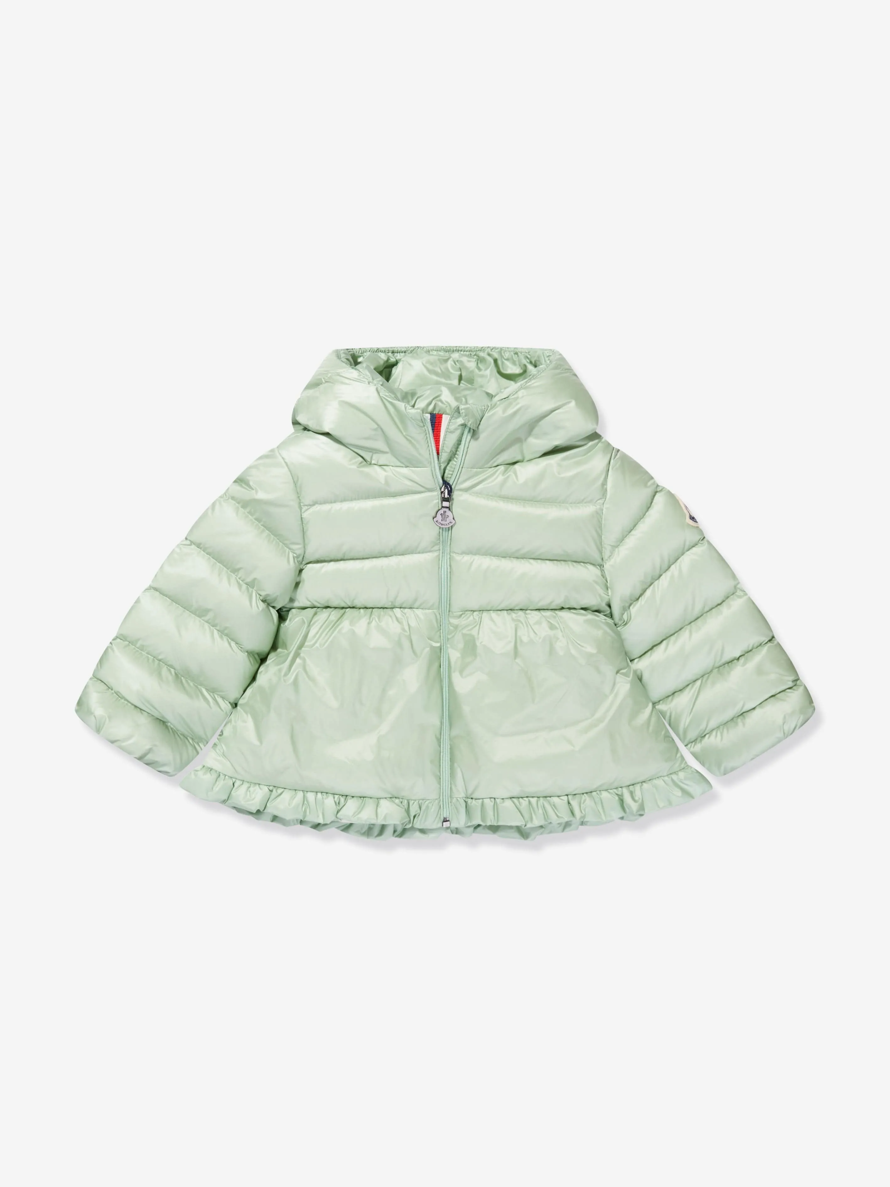 Moncler Enfant Daunenjacke für Baby-Mädchen in Grün
