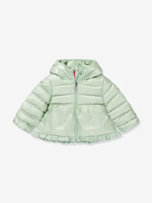 Moncler Enfant Daunenjacke für Baby-Mädchen in Grün