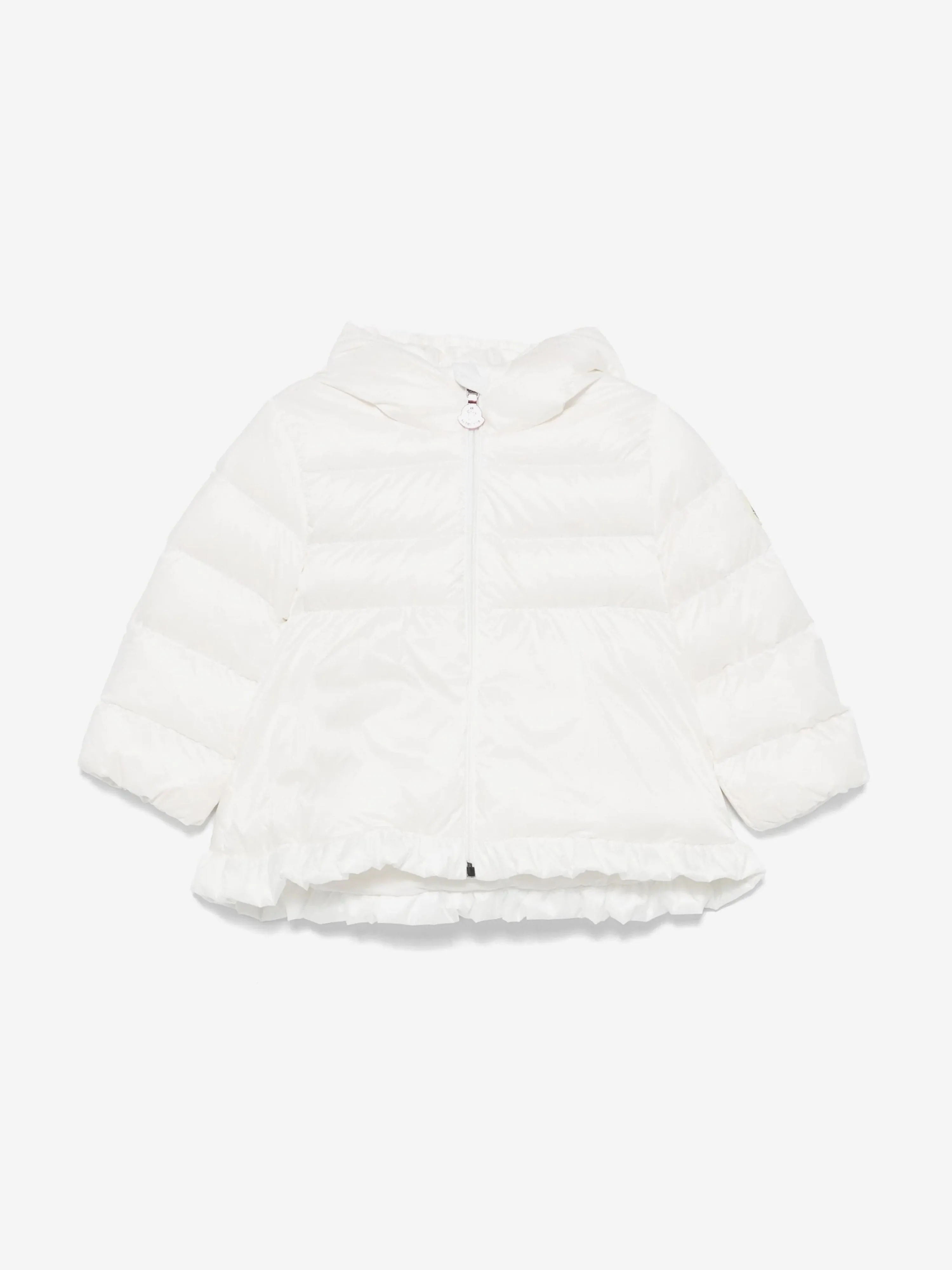 Moncler Enfant Baby Girls Daunengefütterte Odile Jacke in Weiß
