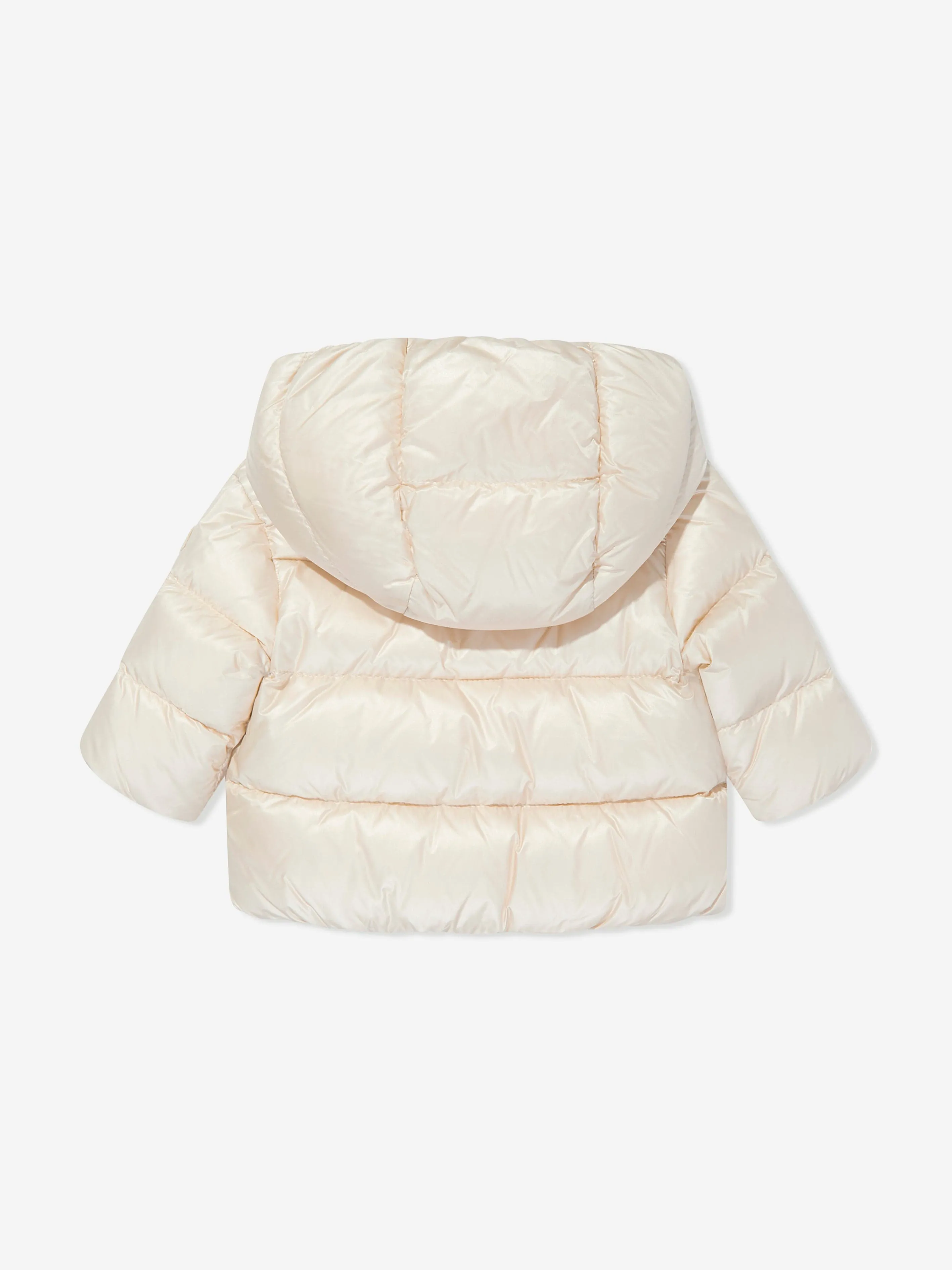 Moncler Enfant Baby Mädchen Daunen Teddy Fleece Natas Jacke in Beige