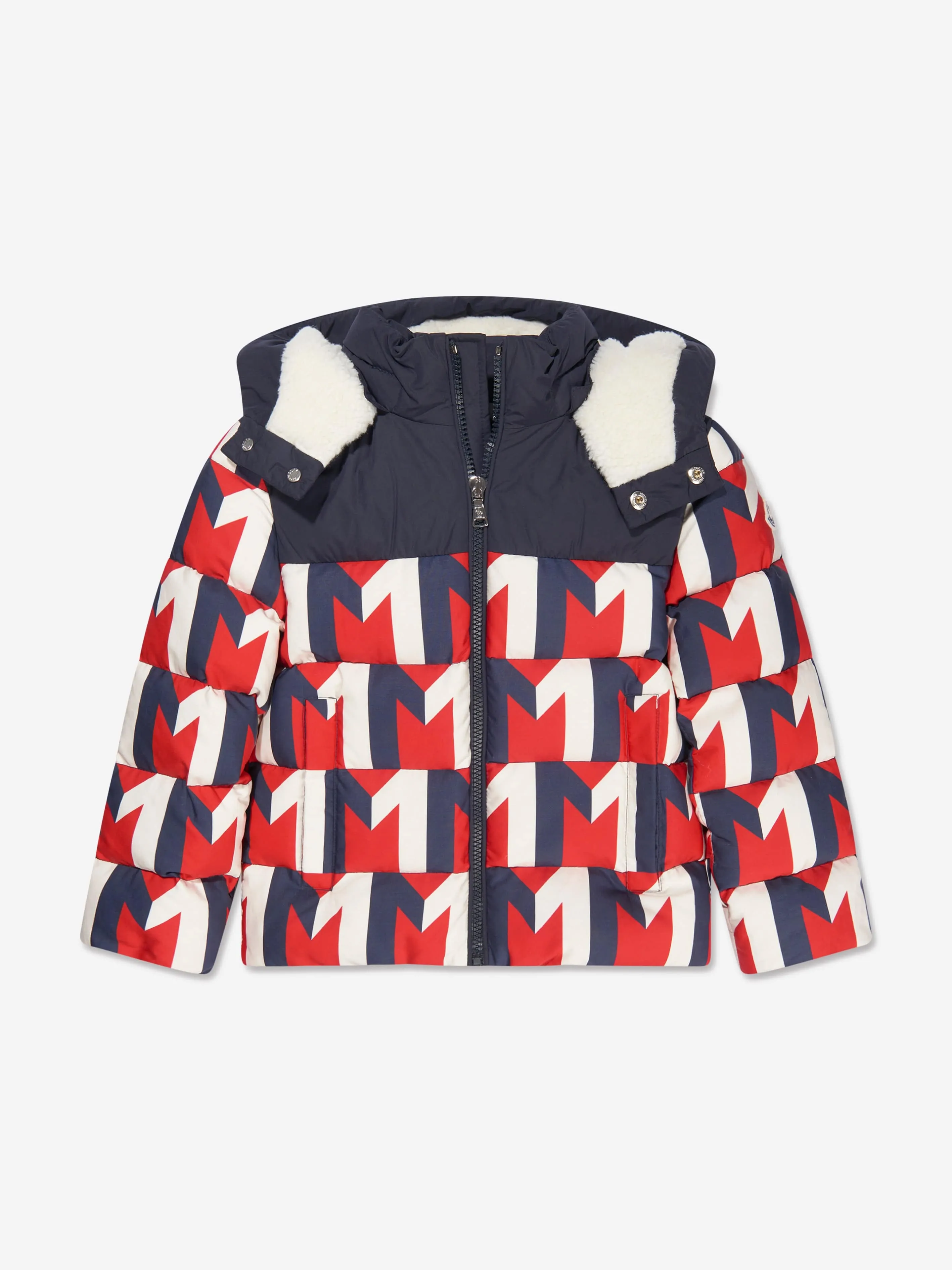Moncler Enfant Jungen Daunengefütterte Evano Jacke in Mehrfarben