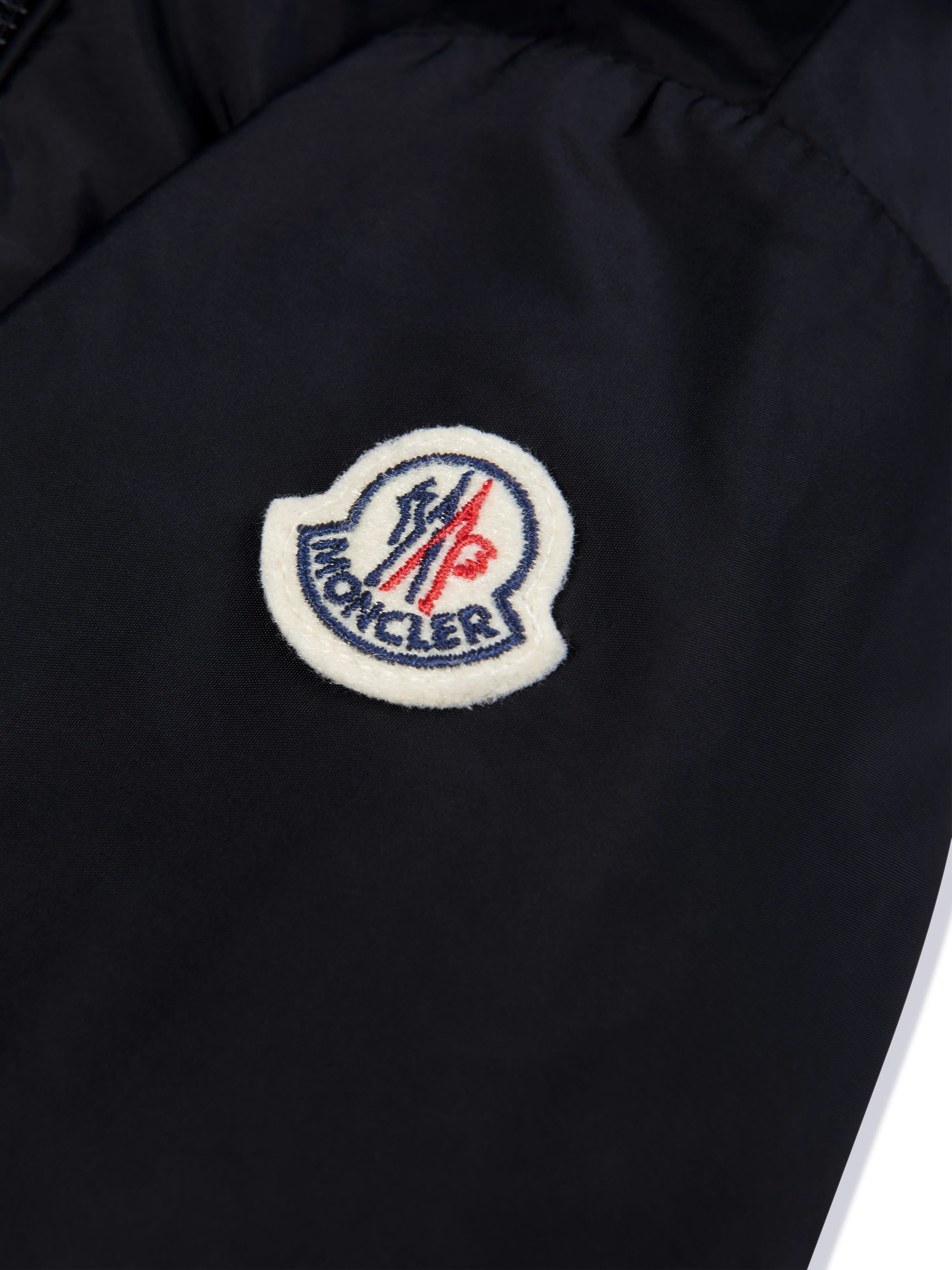 Moncler Enfant Jungen Granduc Reißverschlussjacke in Marineblau