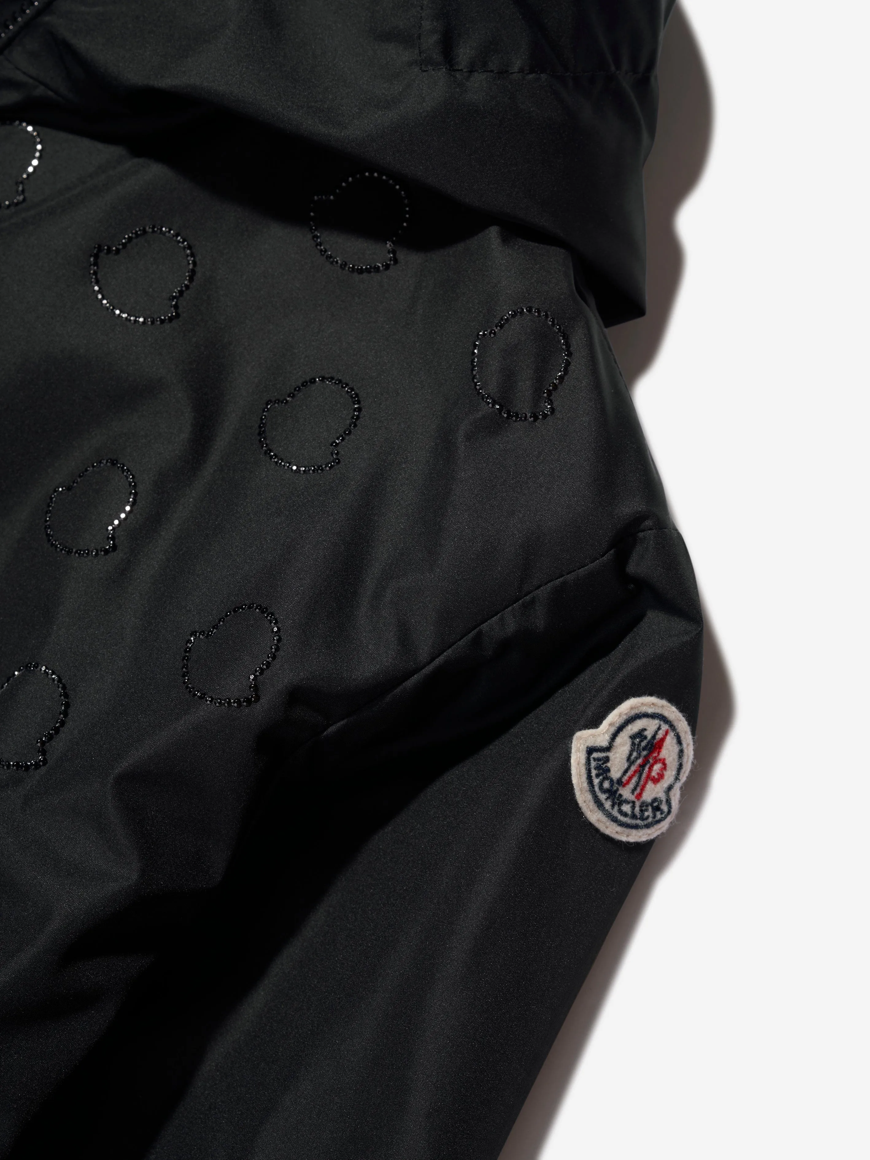Moncler Enfant Mädchen Adanna Jacke in Schwarz
