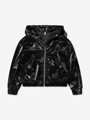 Moncler Enfant Mädchen Brienne Jacke in Schwarz