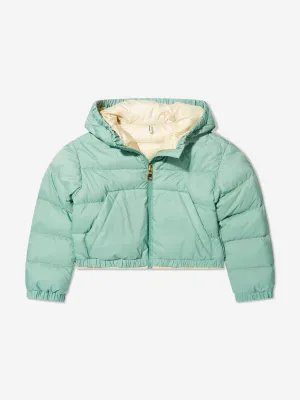 Moncler Enfant Mädchen Daunengefütterte Mantas Jacke in Grün
