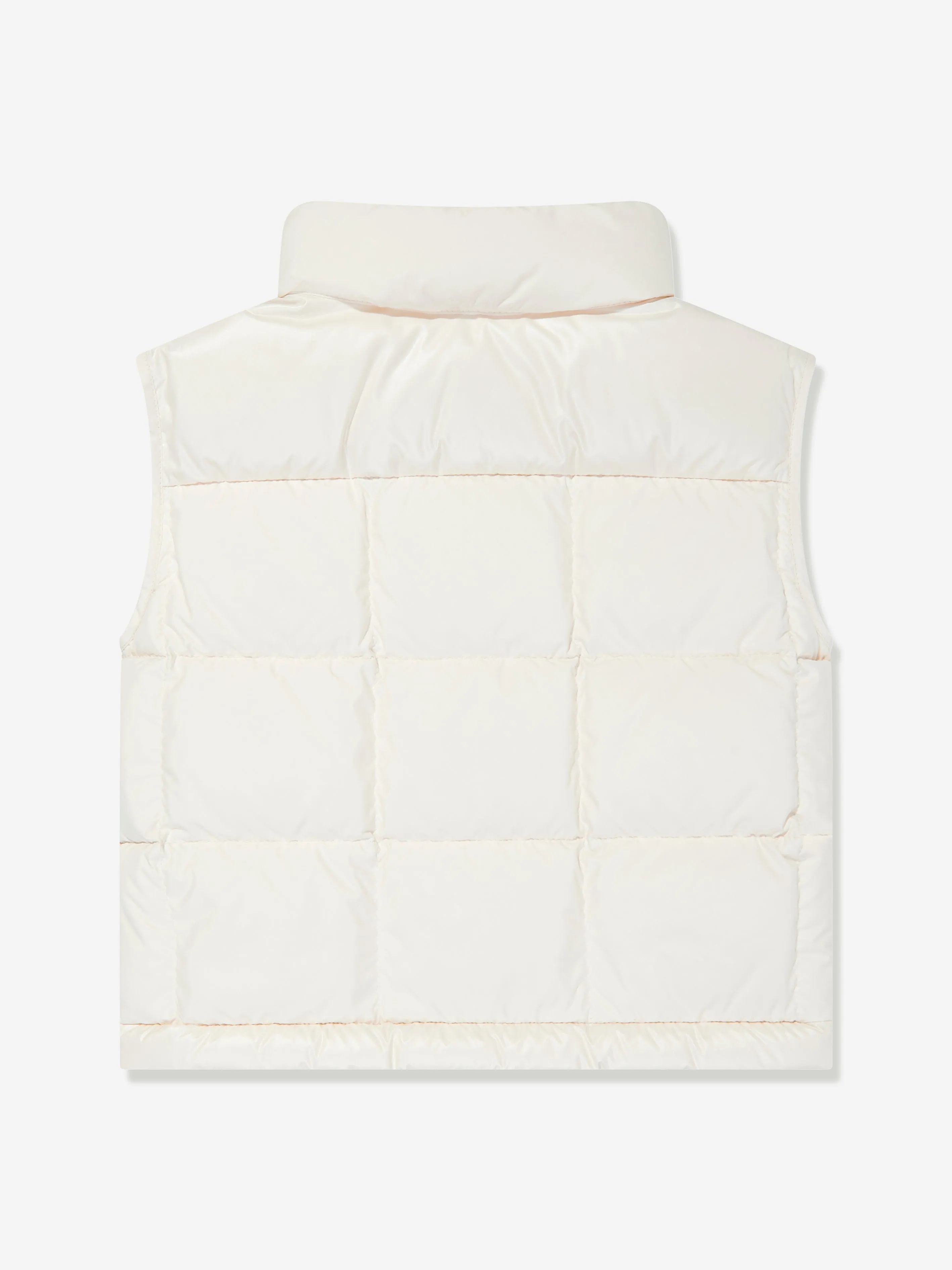 Moncler Enfant Mädchen Daunengefütterte Rhoda Gilet in Elfenbein