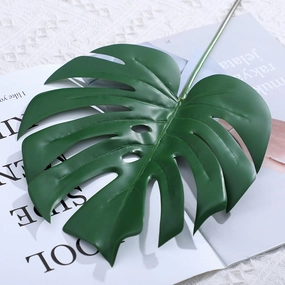 Monstera Artificial Silk Greenery 60cm Small MONSTERA001,dried artificial flower