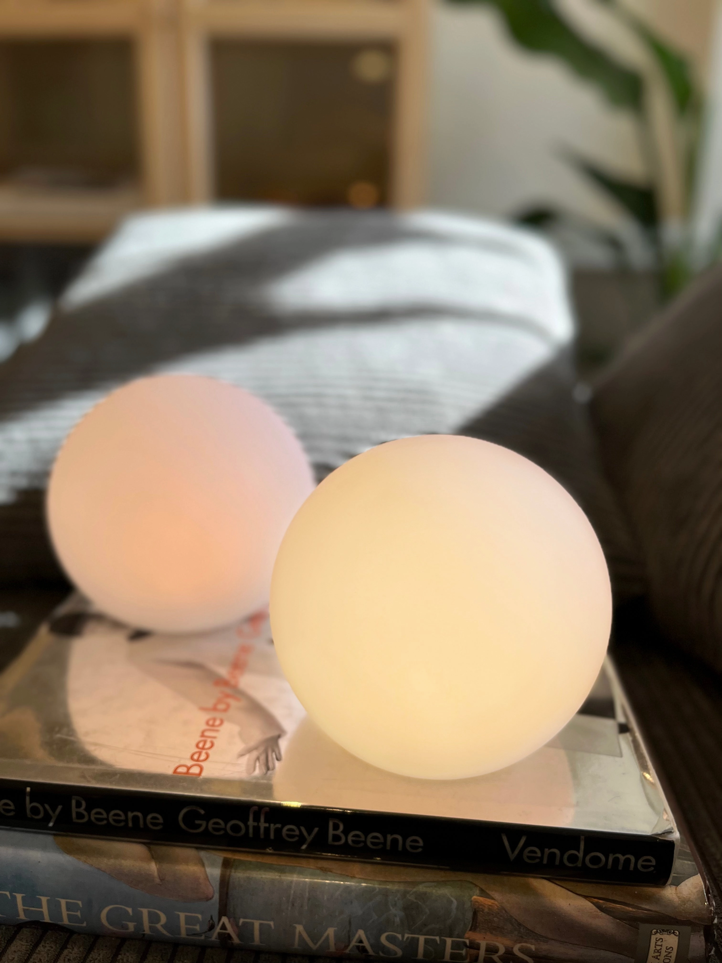 Moon Cordless LED Table Lamp with Rechargeable Batteries