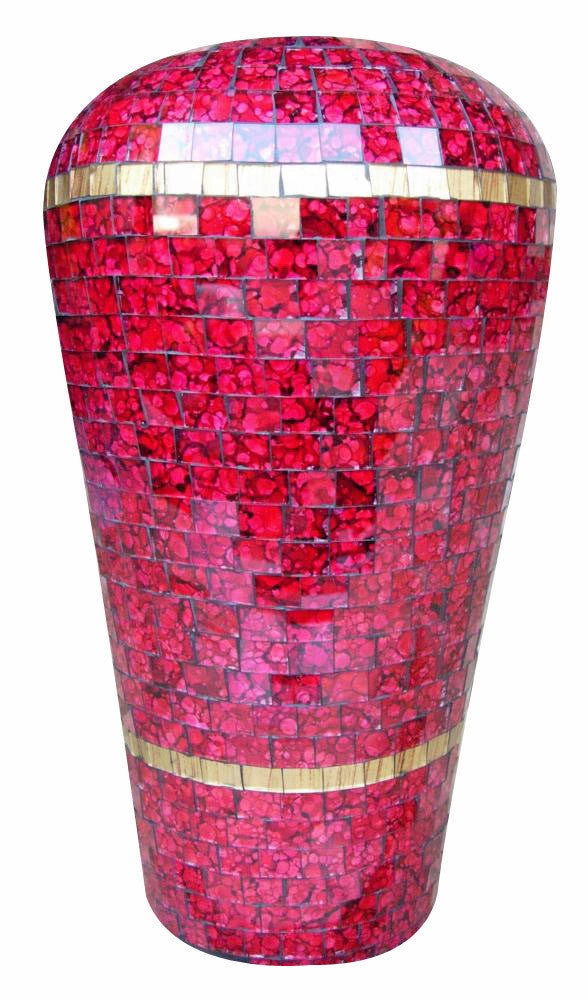 MOST201 - Mosaic pot - Pink,unique decorative planter