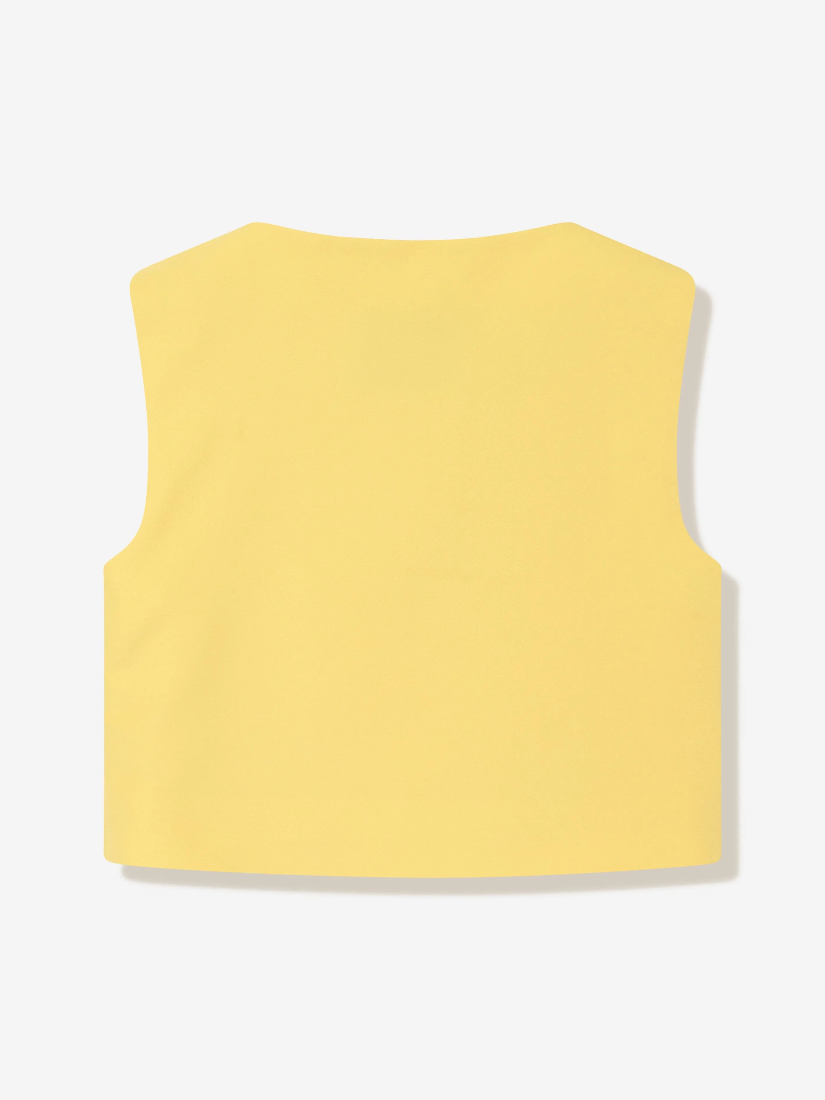 MSGM Mädchen Technikstoff Gilet in Gelb