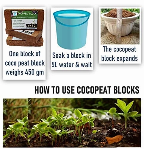 Mustard Cake Powder and Cocopeat Block