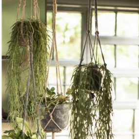 Natural Jute Pot Hanger 90cm,dried artificial flower
