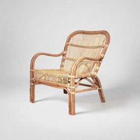 Natural Rattan Riviera Arm Chair,garden field mower