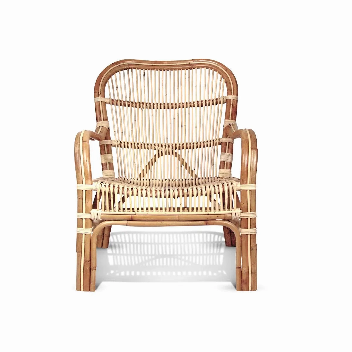Natural Rattan Riviera Arm Chair