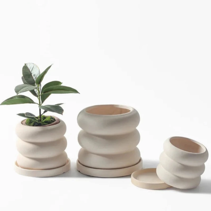 Natural Rounds Bubble Planter