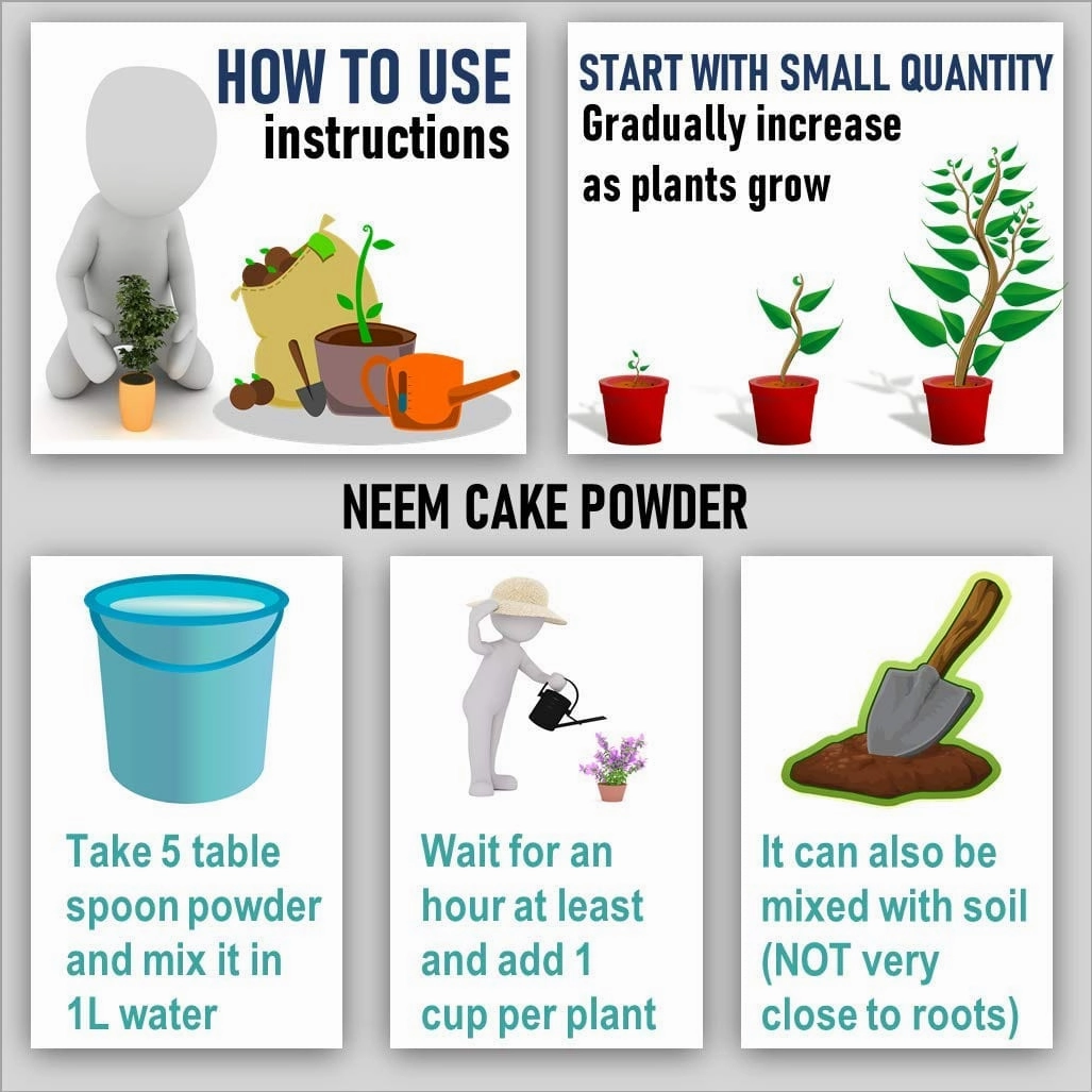 Neem Oil Cake And Pest Repellent