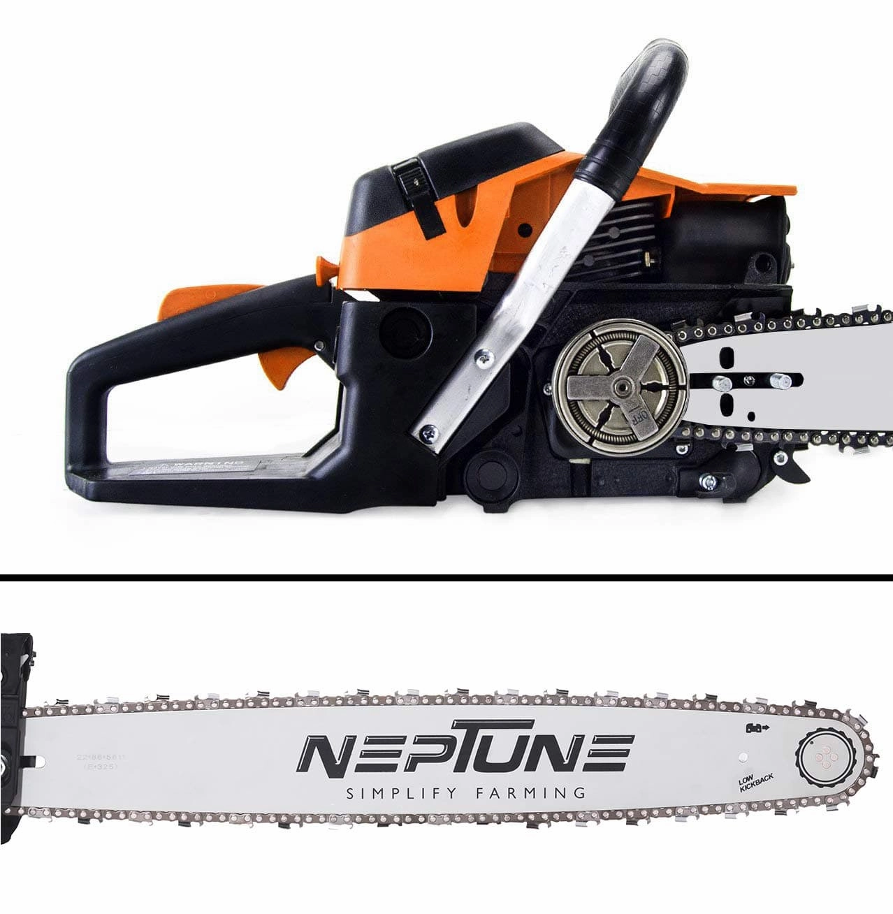 Neptune 2 Stroke Petrol Engine 58CC Chain Saw With 22Inch Cutter Bar CS-58