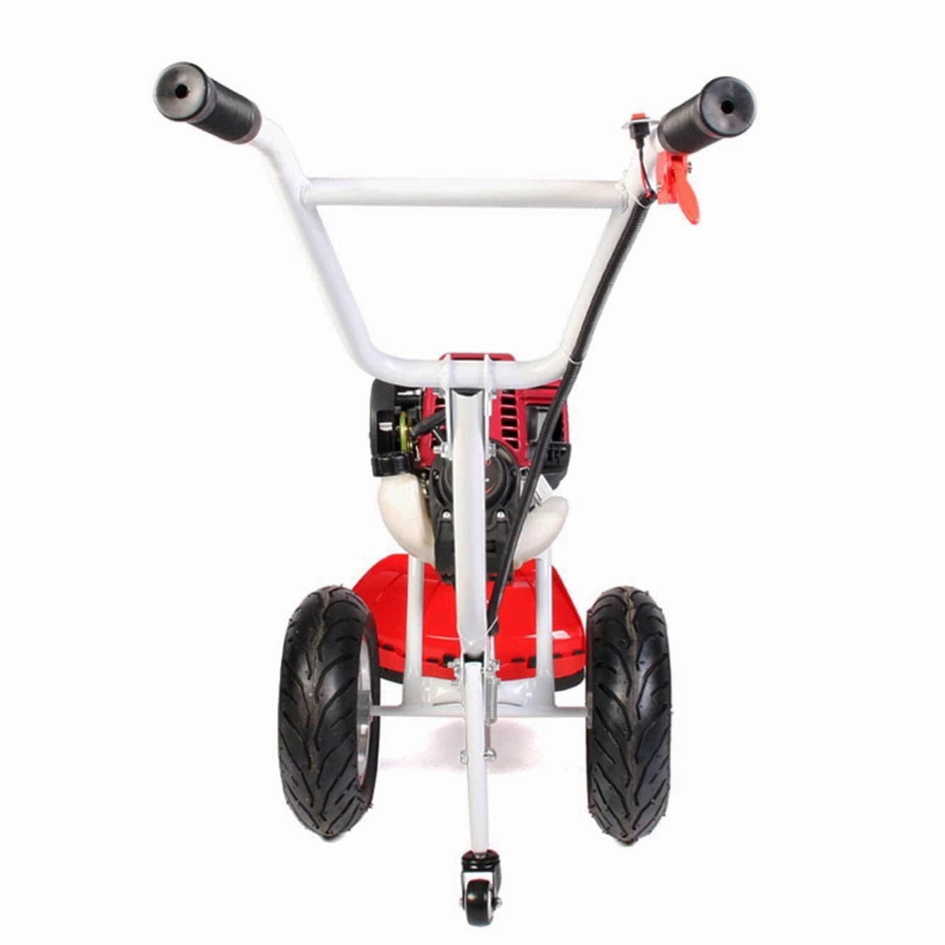 Neptune Heavy Duty 4 Stroke 35CC Petrol Engine Trolley Hand Push Brush Cutter With Wheels BC-360W