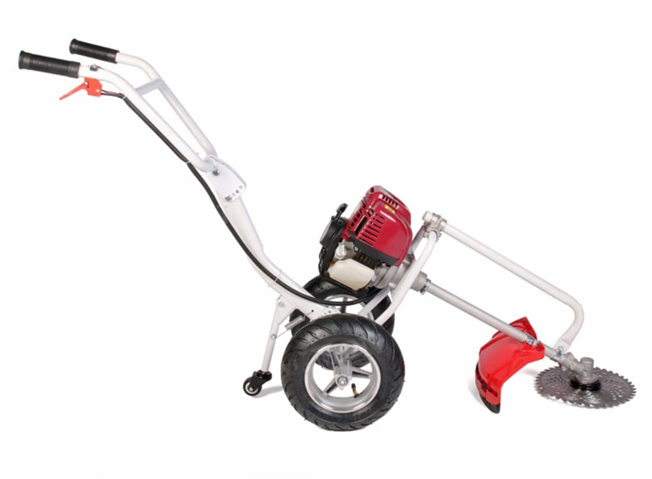 Neptune Heavy Duty 4 Stroke 35CC Petrol Engine Trolley Hand Push Brush Cutter With Wheels BC-360W