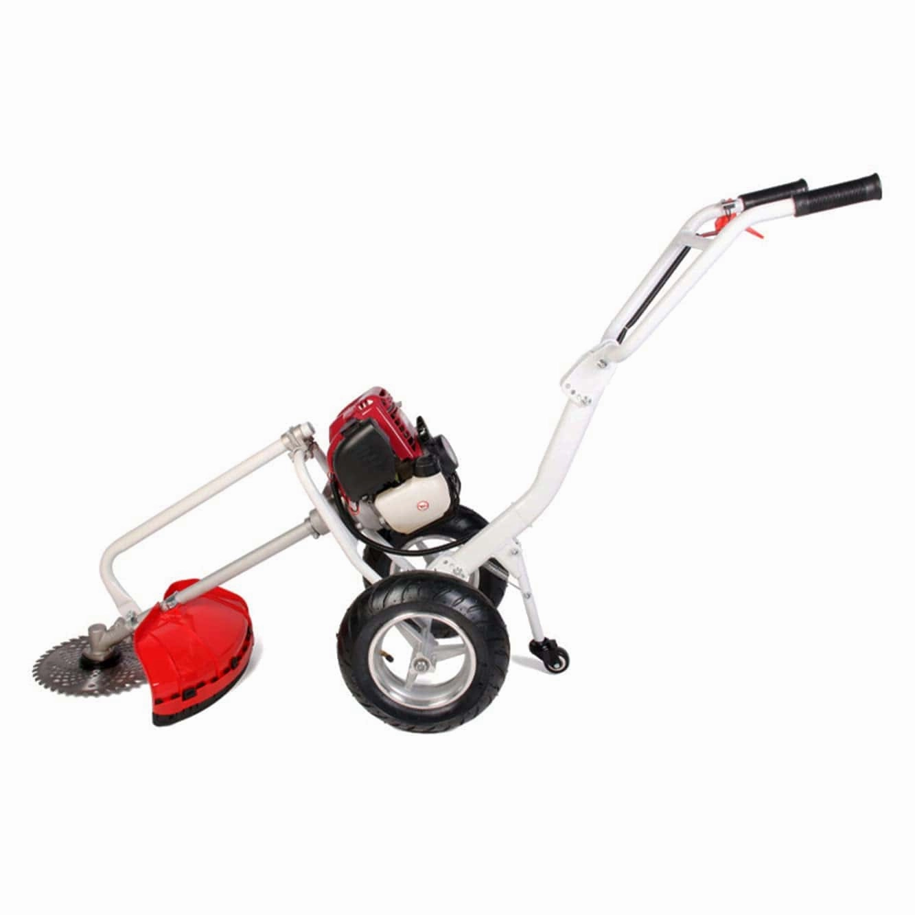 Neptune Heavy Duty 4 Stroke 35CC Petrol Engine Trolley Hand Push Brush Cutter With Wheels BC-360W