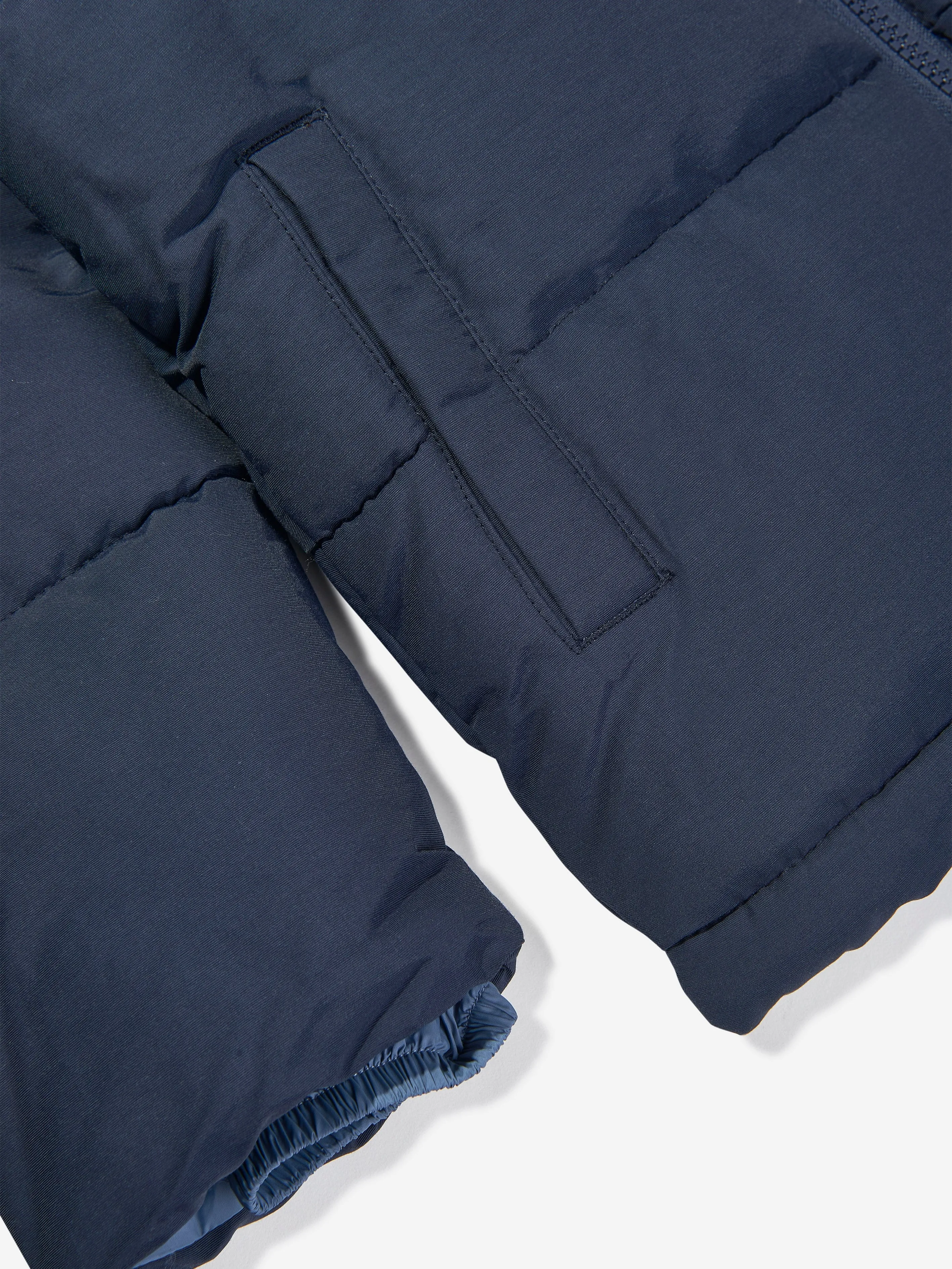 New Balance Jungen Logo Pufferjacke in Marineblau