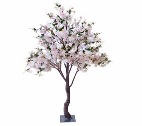 New 1.8m /6 feet Light Pink Flower Tree with artificial flower XDTMB24-15 artificial flower bouquet  