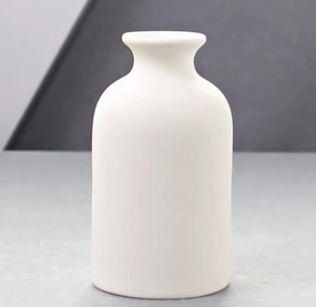 New 5.5 Ceramic Small White vase style A,aesthetic flower vase