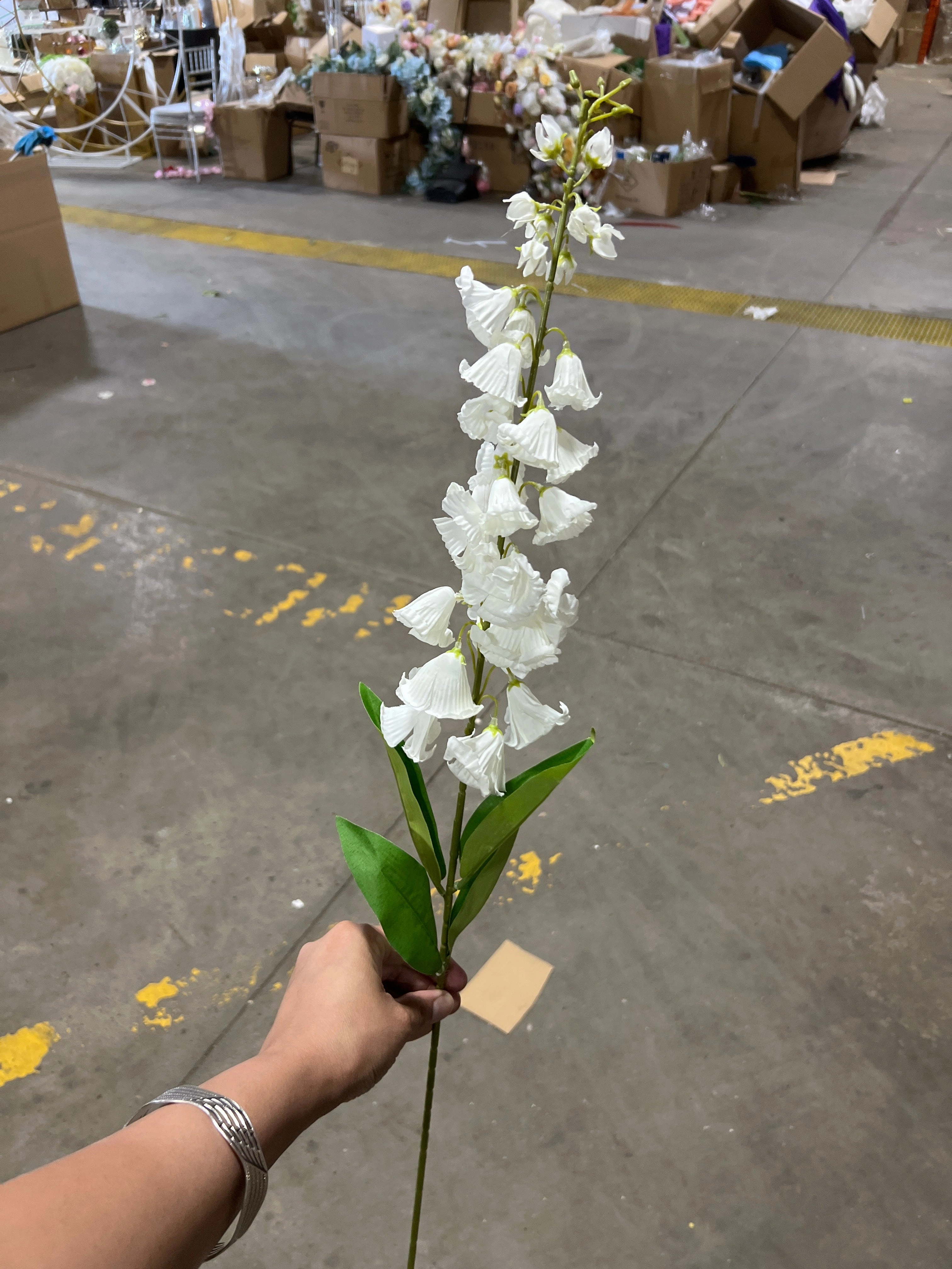 New Artificial flower Bells of Ireland (White) artificial flower bouquet  