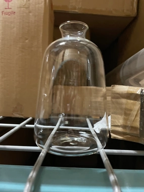 New Clear Bud VASE 5.2" H XD2024-2 bubble,aesthetic flower vase