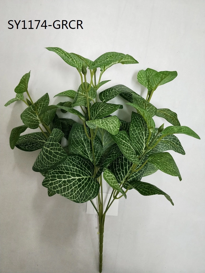 New grid pattern Greenery Bunch for Wedding home decor realistic flower bouquet  