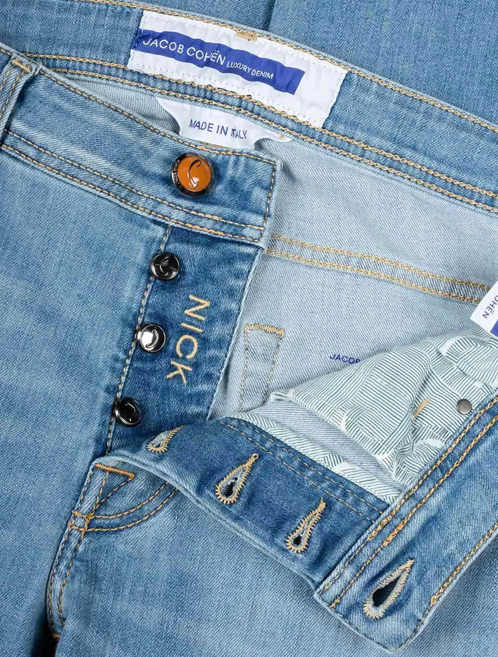 Nick Milano Denim Jeans Hellblau