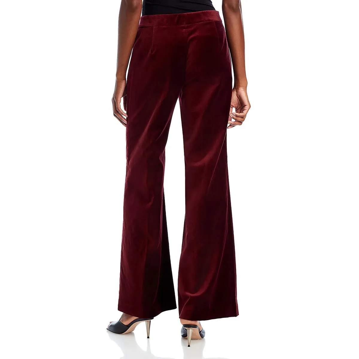 Nile Damen High-Rise Samtweite Hosen