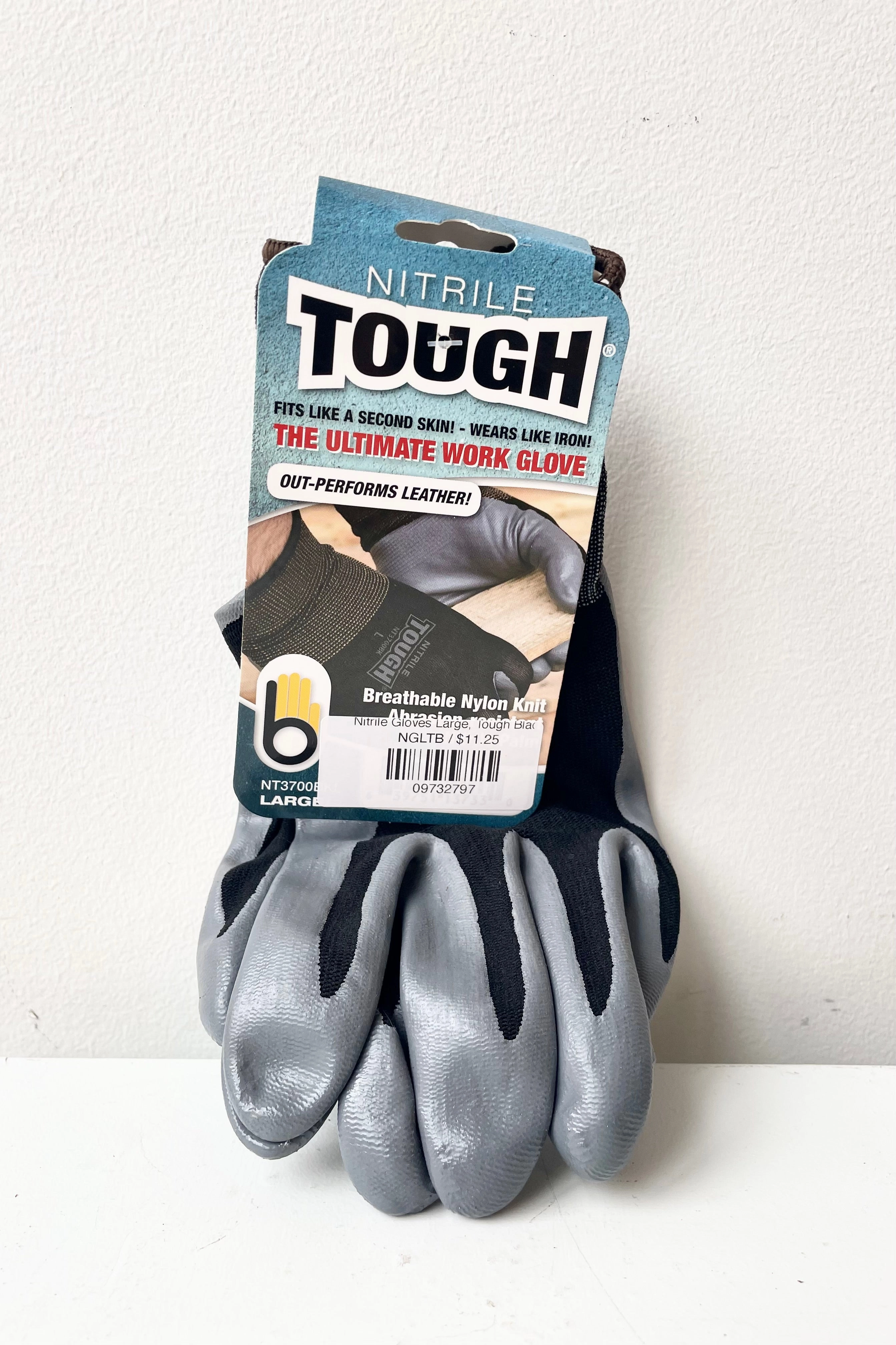 Nitrile Gloves Tough Black Large,potted plant decor