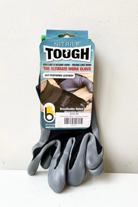 Nitrile Gloves Tough Black Medium,potted plant decor