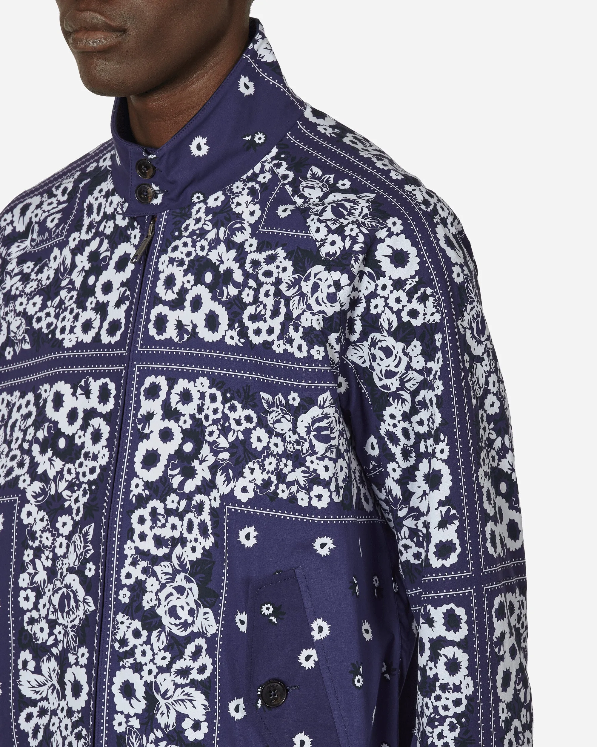 NÒMARYTHM TEXTILE G9 Bandana Jacket Indigo
