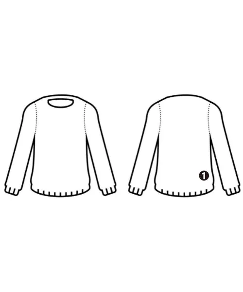 NO ID Schwarze Pullover