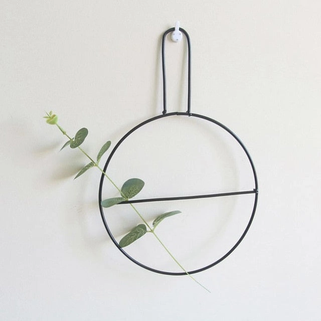 Nordic Style Iron Frame Vase
