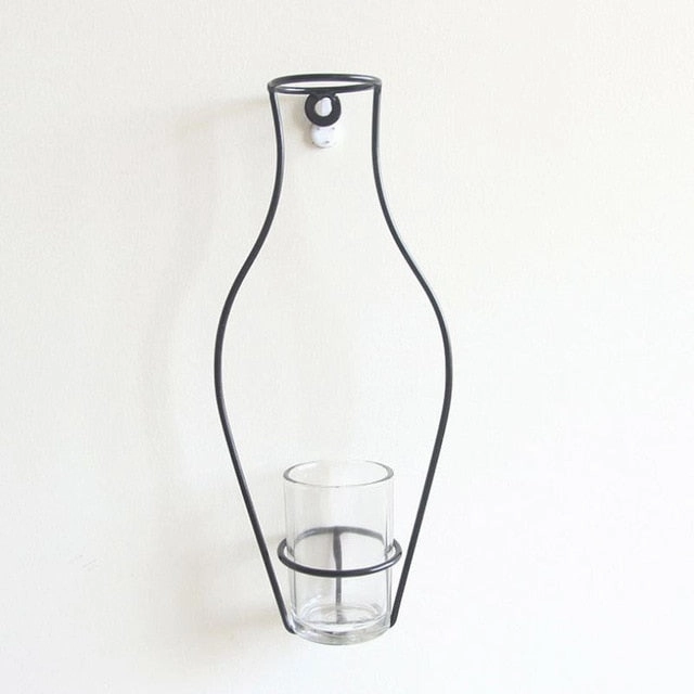 Nordic Style Iron Frame Vase