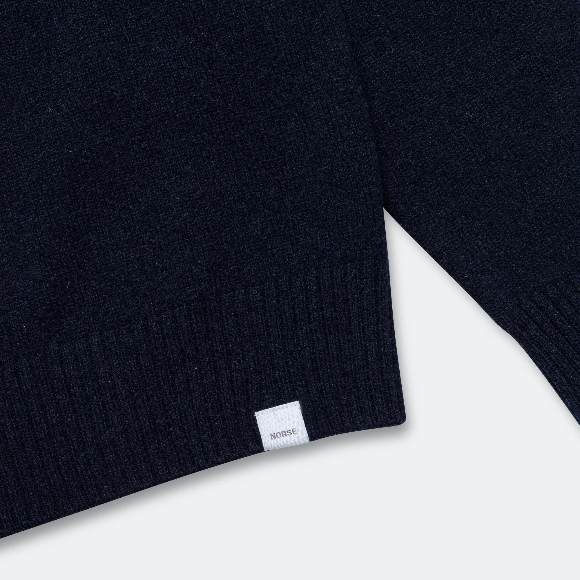Norse Projects Kleidung Standard Merino Lambswool Pullover - Dunkelblau