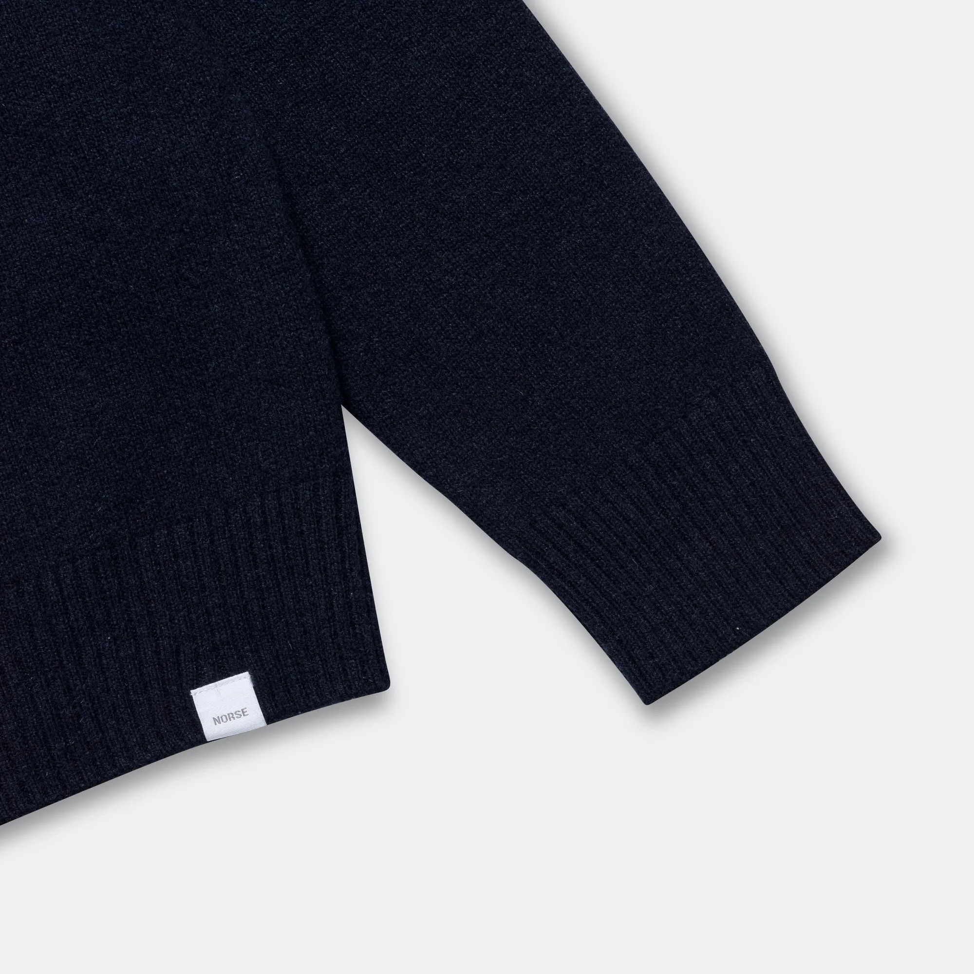 Norse Projects Kleidung Standard Merino Lambswool Pullover - Dunkelblau