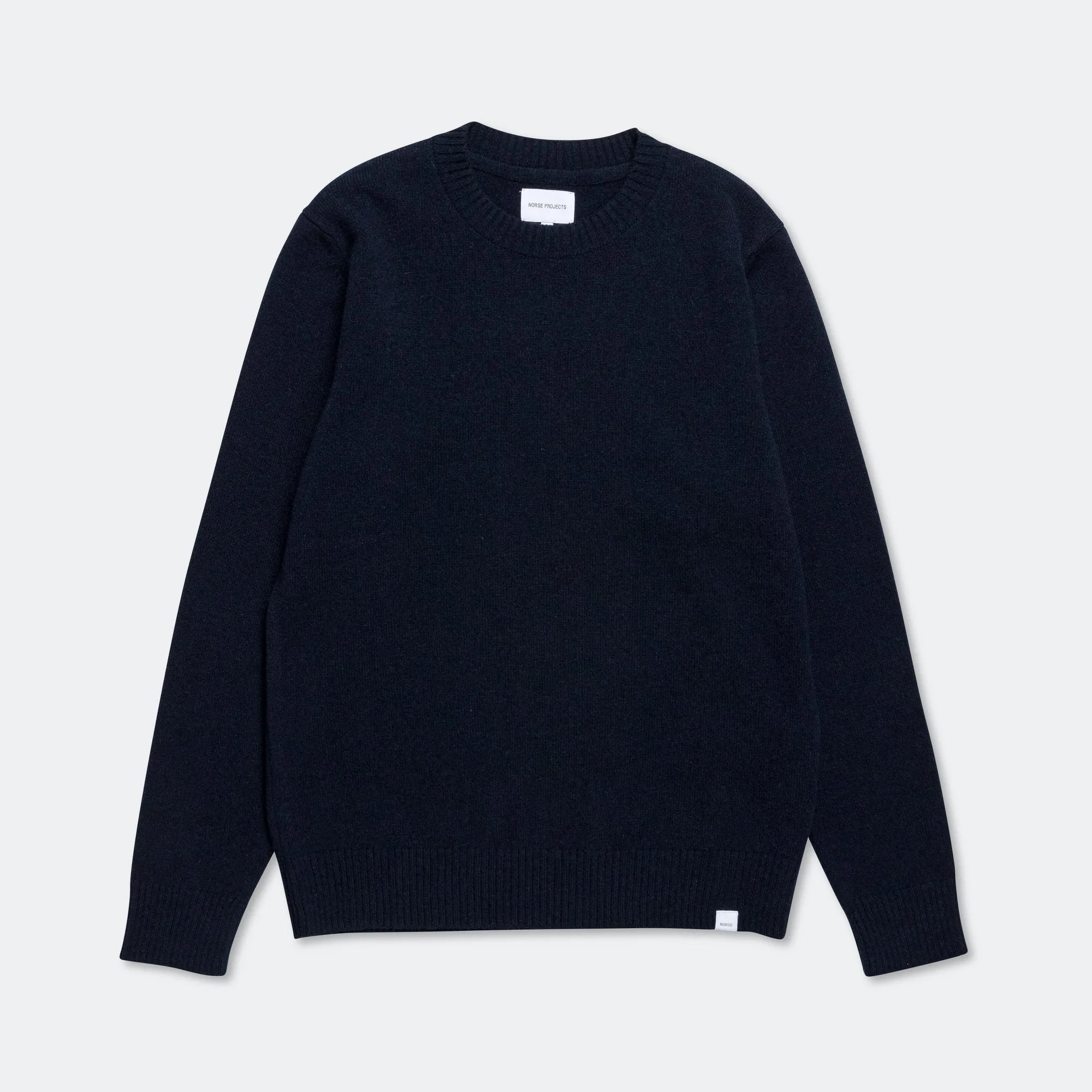 Norse Projects Kleidung Standard Merino Lambswool Pullover - Dunkelblau