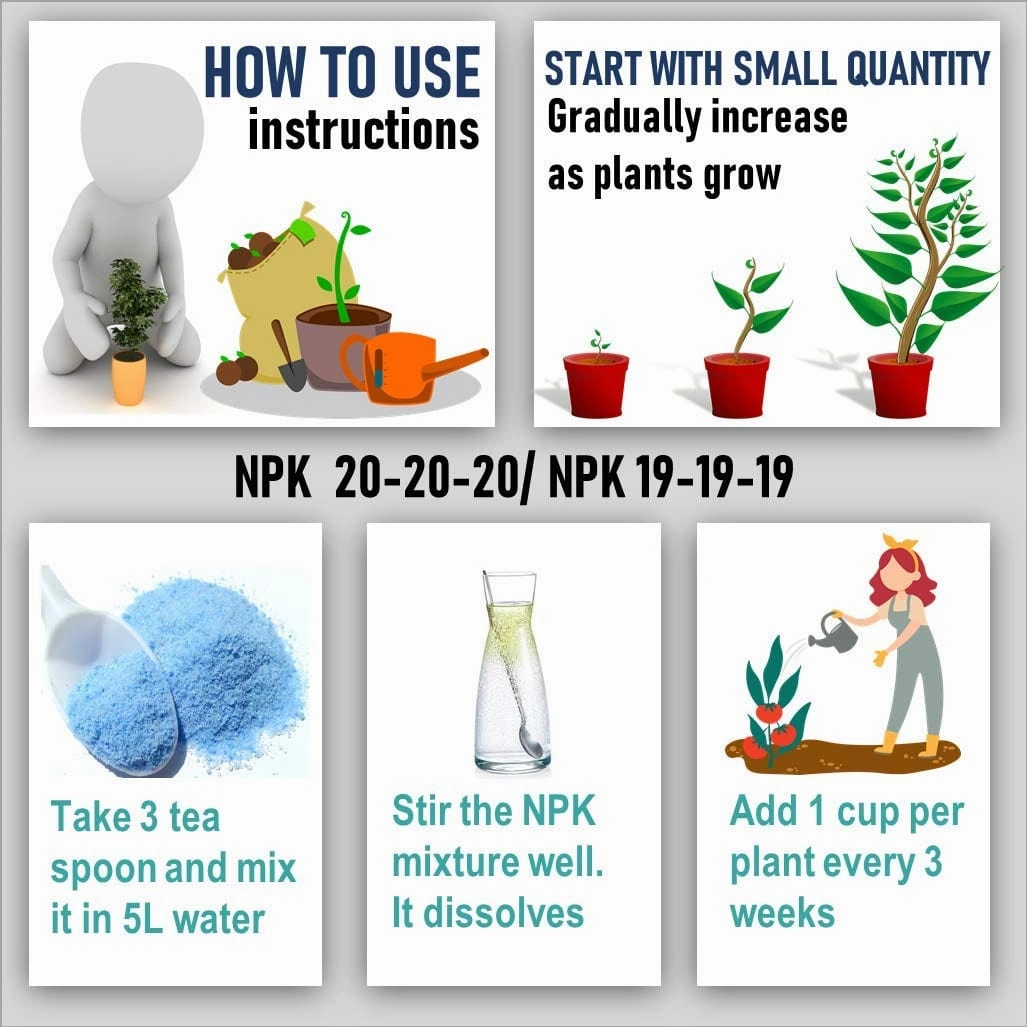 NPK 20-20-20 Fertilizers   Organic Humic Acid Fertilizer