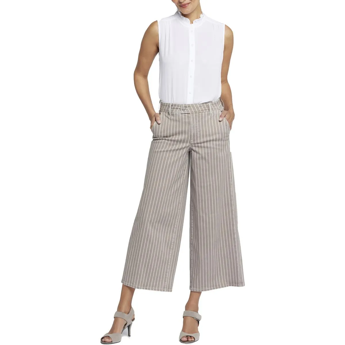 NYDJ Damen Mona Denim Weitbeinjeans