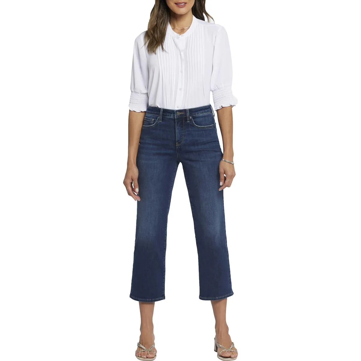 NYDJ Damen Piper Relaxed Denim Cropped Jeans