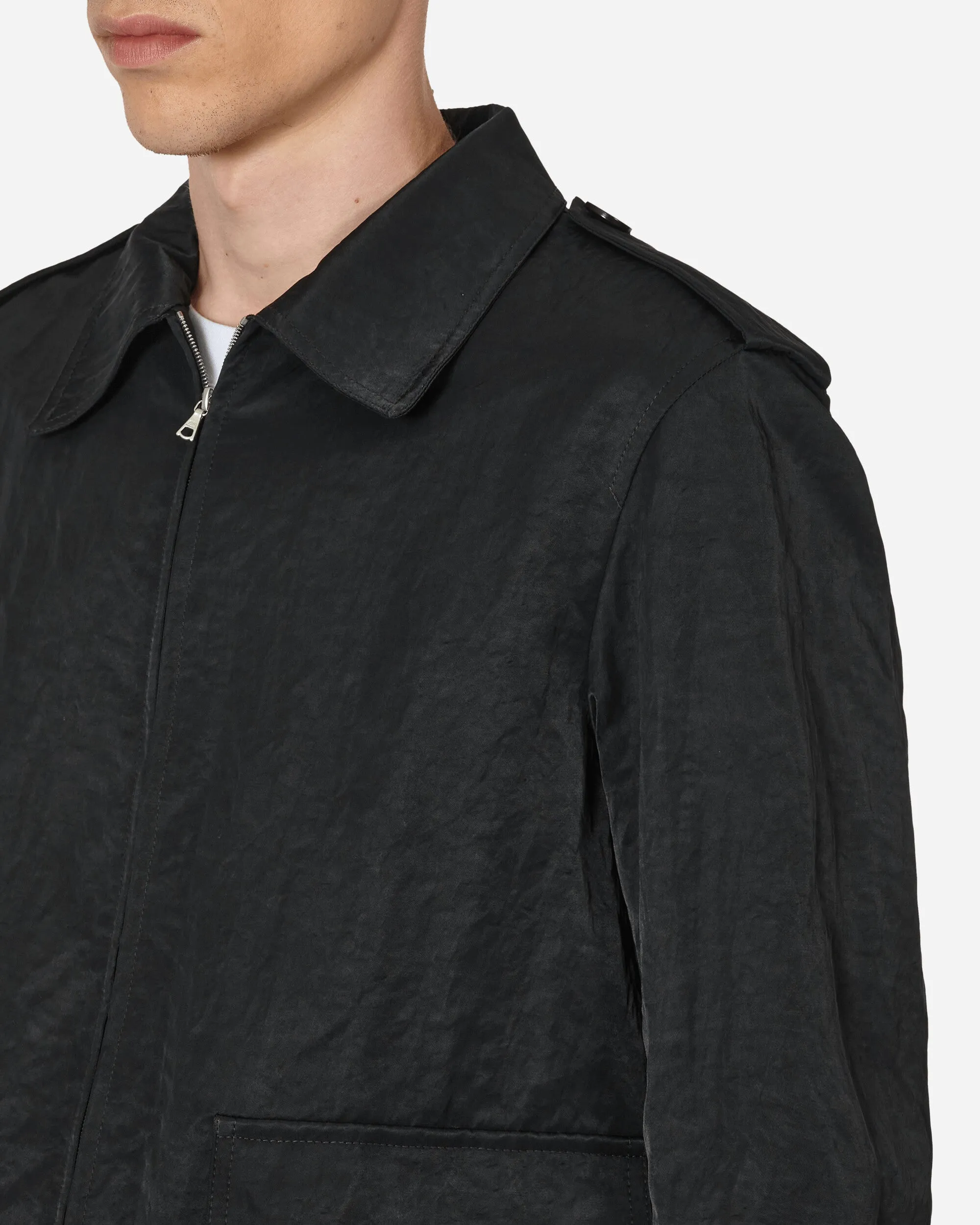 Nylonjacke Schwarz