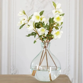 Off White Hellebore Stem 44cm,dried artificial flower