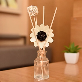 Office Spa Sun Flower Decoration,hand-painted ceramic vase