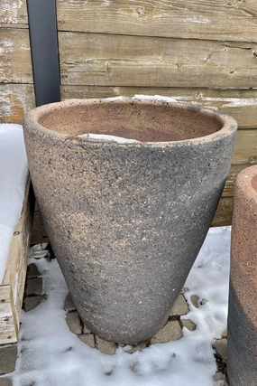 Old Stone Crucible Large,indoor flower container